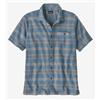 Patagonia M'S A/C Shirt Ink Blk Camiciotto Goffrato Quadr Grosso Marr Uomo