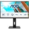Aoc Monitor 31,5" ( LED 4K 2160p UHD 60Hz ) Black U32P2