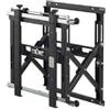 Itb Supporto monitor TV parete ( 50 Kg ) VESA 400 x 400 PMQ Push&Pull Black