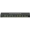 Netgear Switch di rete 16 porte Managed Plus PoE+ Black GS316EPP 100PES Gigabit