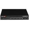 Edimax Switch di rete 10 porte SMB Web Smart PoE+ Black GS 5208PLG V2 Gigabit