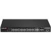Edimax Switch di rete 28 porte SMB Web Smart PoE+ Black GS 5424PLC V2 Gigabit