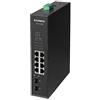 Edimax Switch di rete 10 porte INDUSTRIAL Din Rail PoE+ Black IGS 1210P Gigabit