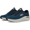 Skechers Arch Fit 2.0 Upperhand, Senza Lacci Uomo, Carbone Mesh Sintetico, 45.5 EU