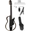 YAMAHA SLG200N Translucent Black CHITARRA CLASSICA SILENT 50mm BAG TRACOLLA CAVO