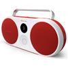 Polaroid 9091 P3 Music Player (Rosso) - Altoparlante Bluetooth senza fili Retro-Futuristico Boombox Ricaricabile con Doppio accoppiamento Stereo