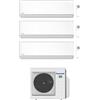 Panasonic CONDIZIONATORE PANASONIC TRIAL SPLIT ETHEREA BIANCO 7000+7000+7000 BTU WIFI INVERTER CU-3Z52TBE A+++