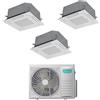 Hisense Climatizzatore Hisense a cassetta compatta 4 vie trial split 9000 + 9000 + 9000 btu 3AMW62U4RJC