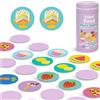 boppi Gioco di memoria/gioco di abbinamento per coppie per bambini piccoli - Coinvolgente gioco educativo/gioco di abbinamento memoria Montessori per bambini dai 3 anni in su - Cibo