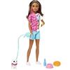 Barbie - Skipper Primi Lavori, playset con bambola dogsitter e cagnolino, 5 accessori, Giocattolo per Bambini 3+ Anni, HKD77