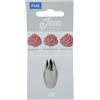 PME JEM - Bocchetta Decorativa Stella Aperta in Acciaio Inox per Sac à Poche, Piccola, n. 1M