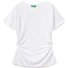United Colors of Benetton T-Shirt 31UCD103X, Bianco 101, XS Donna