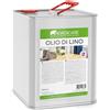 Nordicare Olio di lino [2,5L] per legno per proteggere il legno, olio di lino, per interni, olio di lino cotto, per mobili, legno, olio di lino, legno