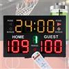 GAN XIN Tabellone Segnapunti Elettronico LED Scoreboard Portatile Tabellone Segnapunti Digitale con Telecomando per Pallavolo, Basket, Calcio. 11 Cifre