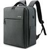 HOMIEE Zaino Uomo Viaggio Aereo Bagaglio a Mano 40X30X20 per PC Portatile Zaino Porta PC 15.6 Pollici con Caricatore USB Zaino Ufficio Laptop Zaini Lavoro per Universita Scuola