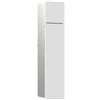 Emco Asis Pure - Armadio da incasso con porta carta igienica e scomparto, con funzione Push to Open, chiusura a destra, colore: Bianco opaco