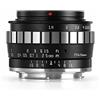 TTARTISAN 23 mm F1.4 obiettivo per fotocamera APS-C messa a fuoco manuale grandangolare obiettivo primario portatile per Fuji X mount adatto per ritratti e istantanee di strada