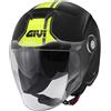 Givi Casco Moto Jet Givi 12.5F GRAPHIC TOUCH Nero Opaco Giallo