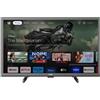 IOPLEE Smart TV 24" HD LED Google TV DVBT2/C/S2 Classe E Wi-Fi Grigio IOP24GTV