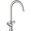 Bristan Fern Easyfit - Miscelatore per lavello da cucina, in acciaio INOX