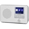 LEMEGA DR3 DAB/DAB+ e FM Radio digitale portatile, Bluetooth,uscita cuffie,40 stazioni preimpostate,doppio allarme orologio,batterie portatili o alimentate da rete,display a colori - Grigio