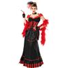 Boland - Costume da ragazza del saloon, 3 pezzi, costume in maschera per feste a tema, Halloween o carnevale, Wild West, cowgirl