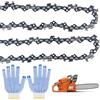 Xujinsongg Catene Motosega 35 cm 3/8 LP 52, Set di 2 Catene per Sega, Catene di Ricambio, Catena a basso contraccolpo Compatibile con Bosch, Makita, Husqvarna, Dolmar, Einhell, Makita DUC353Z, etc.