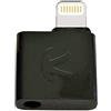 KOKKIA iAudioL (Black) : Adattatore Rigido da Jack per Cuffie da Lightning a 3,5 mm a 24 Bit, Molto Piccolo. Compatibile con connettore Lightning iPhone, iPad, iPod Touch con iOS 10 o successivo.