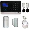 DynaSunHome Kit Antifurto DynaSun Home W102 Wireless 433 Mhz Allarme Casa senza fili Wireless AUDIO IN ITALIANO Combinatore Telefonico Cellulare GSM APP Anti Jamming Assistenza e Istruzioni in Italiano