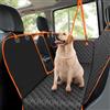 Taygeer Telo Auto Cane Grande, Resistente Copri Sedile Auto per Cani Posteriore, Telo Cani Auto Sedile con Protezioni Laterale e Finestre a Maglie 159 x 150 cm per Auto SUV Van Camion, Arancio Nero