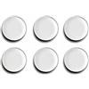Wilmax England Wilmax WL-991013/A - Piatto da dessert in porcellana con bordo arrotolato, diametro 20 cm, colore: Bianco