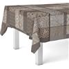 Martina Home TOVAGLIA IN TELA CERATA POMPE 180X140 MARRONE