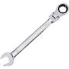 Gedlex Chiave a Cricchetto 22 mm, Chiavi Inglesi a Cricchetto Flessibile Cromo Vanadio con Regolazione a 180°, 15° Chiave Piatta, Resistente all'abrasione, Antiscivolo, Resistente alla Ruggine