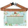 Esschert Design Cintura da giardino in iuta con stampa rosa, 46 x 1 x 34 cm, con marsupio, con chiusura a clip
