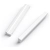 LONTAN 2 Pezzi Maniglie Cucina Bianco Distanza dei Fori 128mm Maniglie per Mobili Bianco Maniglie per Mobili da Cucina Maniglie Armadio Maniglie Mobile Bagno