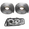 HFDONGL Filo Rotondo Butilico 8 mm x 8m Nastro Butilico Filo Tondo Bbutilico Nero Colla per Gomma Nastro Sigillante Impermeabile in Gomma Ermetica Nastro di Butile per Parabrezza Luci per Auto