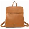Miss Lulu Zaino da donna alla moda Impermeabile Multitasche Zaino casual Borsa a tracolla per donne e ragazze (Marrone)