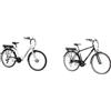 F.lli Schiano E- Moon 26 Bicicletta elettrica, Bici Elettrica con Pedalata Assistita 250W & E-Ride 28 E-Bike, Bicicletta Elettrica da Uomo con Motore 250W e Batteria al Litio
