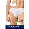 Golden Lady Slip Uomo Bianco Taglia 7-XXL - -