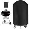 Newbob Copertura per Weber Barbecue 57cm, Telo Impermeabile da Esterno in Oxford 420D Resistente alle Intemperie, Accessori (Φ71x68 cm)