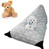 Azonelife Copertura per Poltrona a Sacco, Extra Grande Fodera Pouf per Sedia a Sacco, Sedia Sacchetto Sacco di Fagioli per Animali di Peluche Portaoggetti, Bean Bag Chair per Bambini Adulti, Solo Copertura