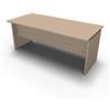 One Living Scrivania da Ufficio Panel Desk Tavolo Porta PC 180 x 80 x 73 CM - Rovere Chiaro