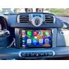 7SIMO Autoradio Navigatore Car Tablet Android 14 2+64GB Radio CarPlay Android Auto Wireless 9 Pollici Bluetooth GPS Viva Voce Per SMART FORTWO 2011->2014 (SMART 2011-2014)