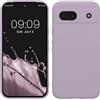 kwmobile Custodia Compatibile con Google Pixel 8a Cover - Back Case per Smartphone in Silicone TPU - Protezione Gommata - lavanda