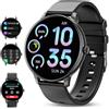 Joautrial Smartwatch Uomo Donna con Effettua e Rispondi alle Chiamate, 1.39 Orologio Smart Watch con Sonno Cardiofrequenzimetro, 100+ Modalità Sportive, Fitness Tracker per Android iOS(Nero)