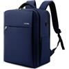 HOMIEE Zaino da Viaggio D'affari Aereo Bagaglio a Mano 40X30X20 per PC Portatile Zaino Porta PC 15.6 Pollici Zaino Valigia Ufficio Laptop Computer Zaini Lavoro Università Scuola