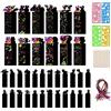Vicloon Scratch Art, 48Pcs Segnalibri Scratch Animali, Set di Segnalibri Arcobaleno, Fogli da Grattare DIY con 48 Segnalibro, 48 Corde Colorate, 24 Penna in Legno e 4 Modelli