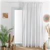HomeMaison.com Tenda fantasia - Tenda intrecciata - Tenda bianca - Tenda 300 x 240