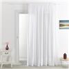 HomeMaison.com Tenda in Etamina - Tenda a righe - Tenda oscurante - Tenda beige - Tenda 140 x 240