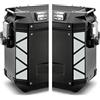 BLACK DOVES GRAPHICS Rifrangenti Adesivi compatibili con Valigie Laterali GIVI TREKKER OUTBACK 48 37 ltr Motorrad (Bianco)